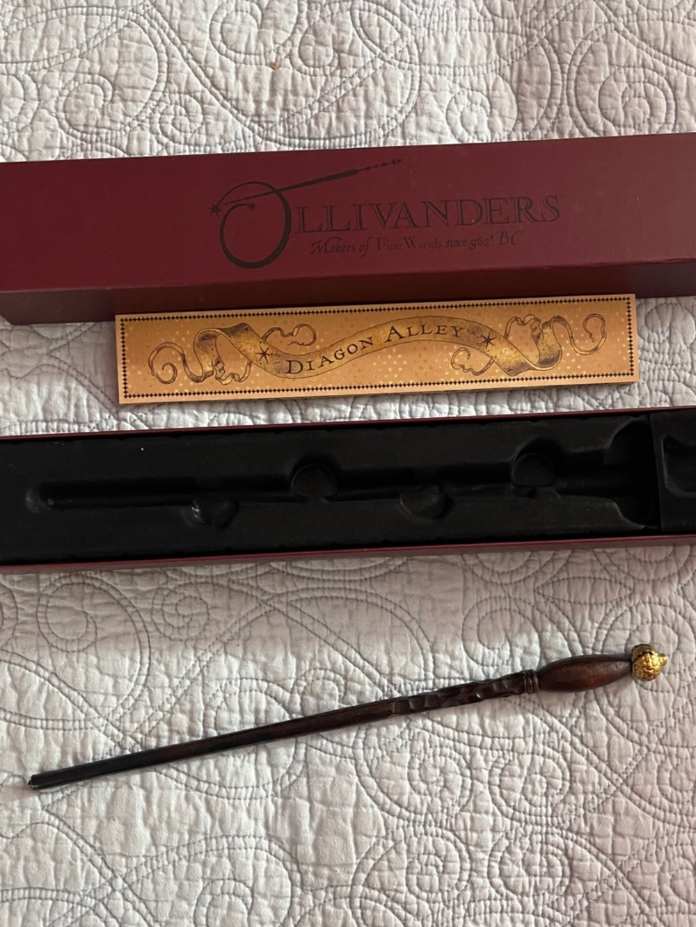 Harry Potter Interactive wand Universal Studios Orlando Luna Lovegood used 1x